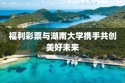 福利彩票与湖南大学携手共创美好未来