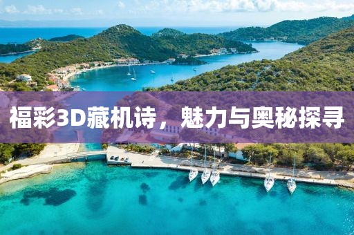 福彩3D藏机诗，魅力与奥秘探寻