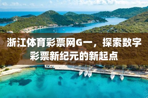 浙江体育彩票网G一，探索数字彩票新纪元的新起点