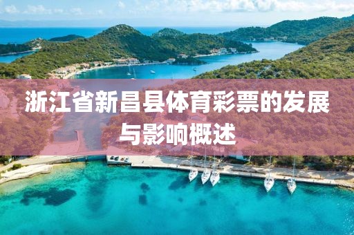 浙江省新昌县体育彩票的发展与影响概述